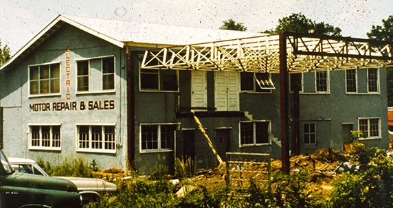 Adding on to the original Electric Motor Repair & Sales building.