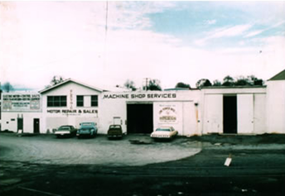 The original Electric Motor Repair & Sales building.